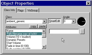 Editing object properties