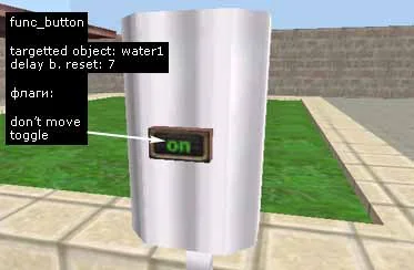 Create a button that will flush water Create a button that will flush water