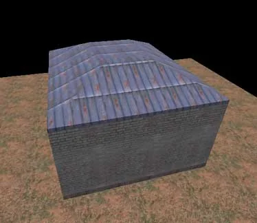This is what the finished hangar roof looks like This is what the finished hangar roof looks like