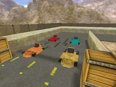 This is what the cars will look like on the test map