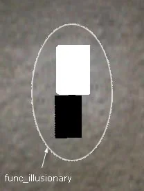 Light fixture turned into func_illusionary does NOT break the wall into polygons