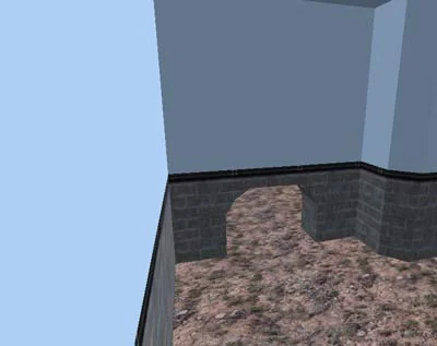 The same situation, but with a gate. Fig.2
