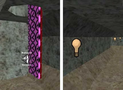 Create a ladder near the hatch, add the sound of falling water drops and insert a few light bulbs