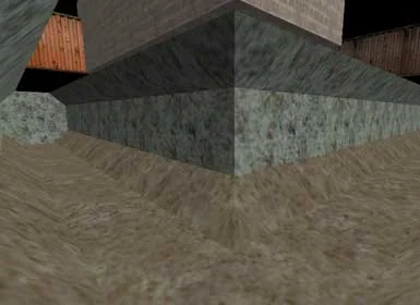 This is what the intersection of two groups of brushes looks like in 3D view