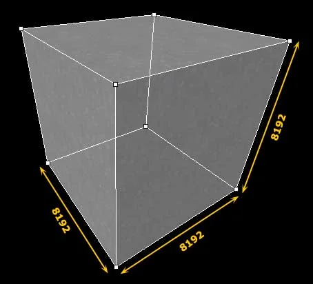 Map editor workspace size