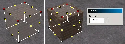 Select the top vertices and press Alt-E