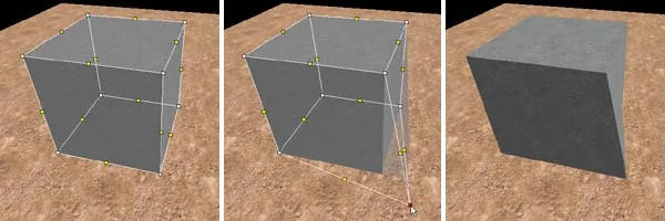 Incorrect manipulation of vertices Incorrect manipulation of vertices