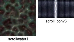Examples of scroll textures Examples of scroll textures