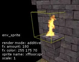 Create an env_sprite object Create an env_sprite object
