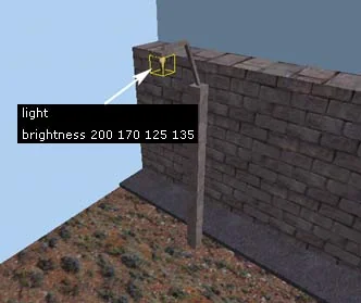 Create a light object under the lantern Create a light object under the lantern