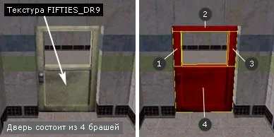 Create a door with a hole