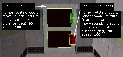Create a second (glass) revolving door