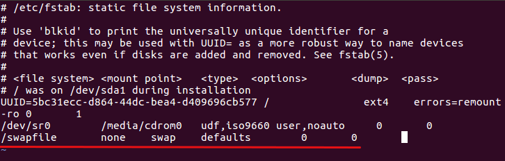 How to setup swap file on Linux Server
