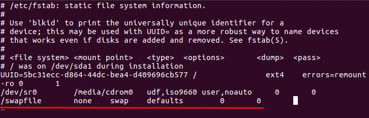How to setup swap file on Linux Server