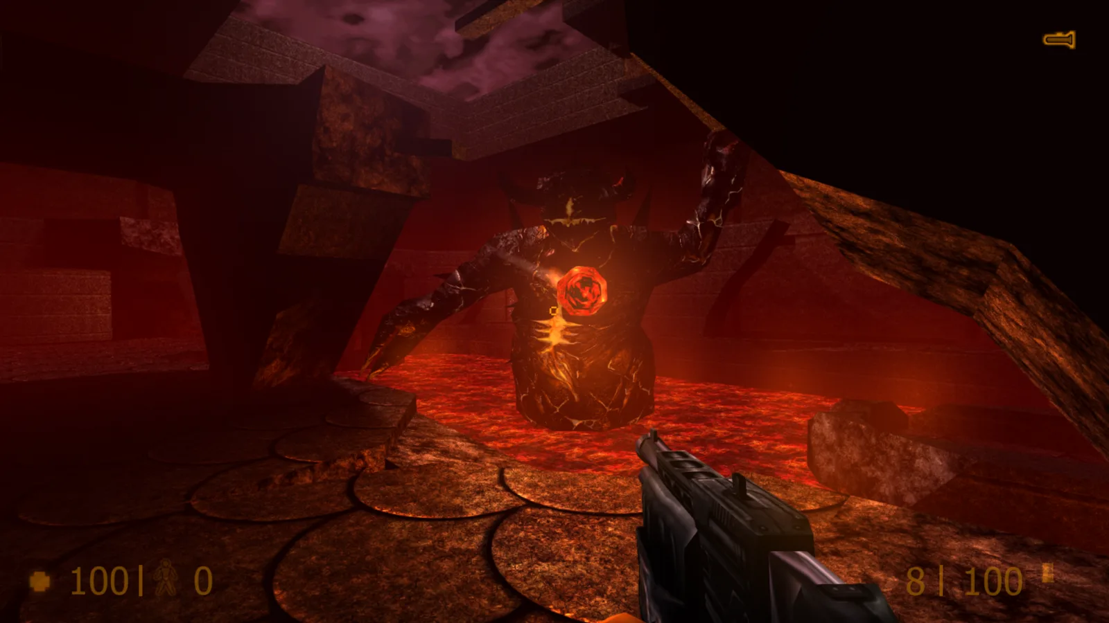 Chthon, the Quake lava boss